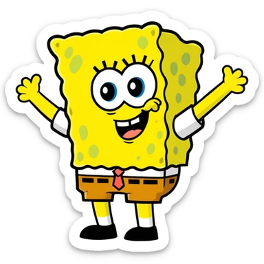 sponge bob stickers sticker
