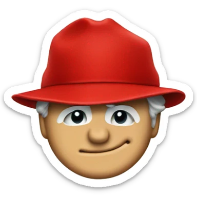 Bill clinton Red Hat sticker