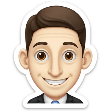 a jew who is very thank full with a big nose   sticker