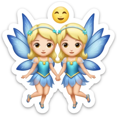 Moon Fairy Sisters  sticker