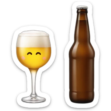 Chat qui boit une bière est joue à un jeux sticker