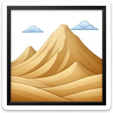 sand mountain sticker