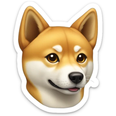 shibainu dog sticker