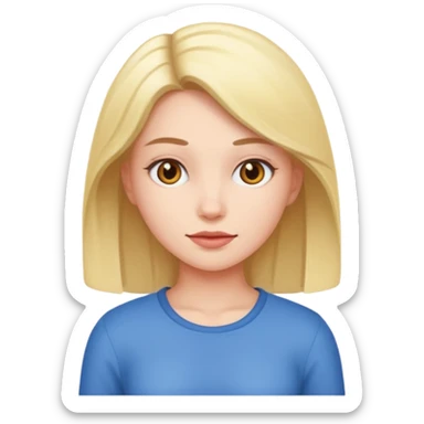 Naked girl, butt, full body  sticker