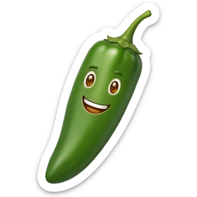 jalapeño laughing sticker