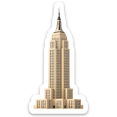 Empire State building sticker