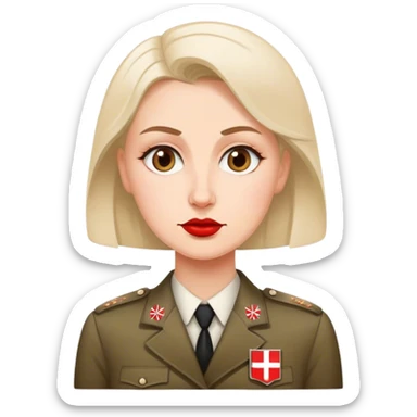 patriot polish european woman simple patriot politician modern fascist sticker