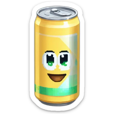 Energydrink pixel art sticker