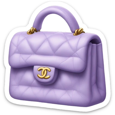 Lavender Chanel Bag sticker