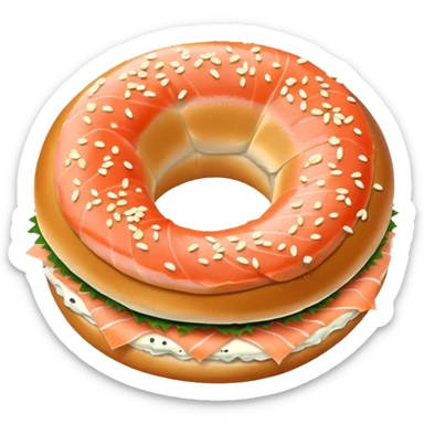 Lox bagel  sticker