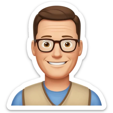 hank hill sticker