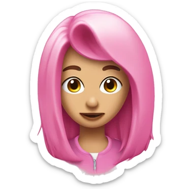 Pinky things sticker