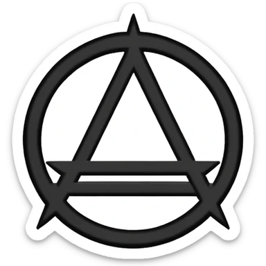 Anarchy symbol sticker