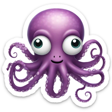 Happy new year octopus  sticker