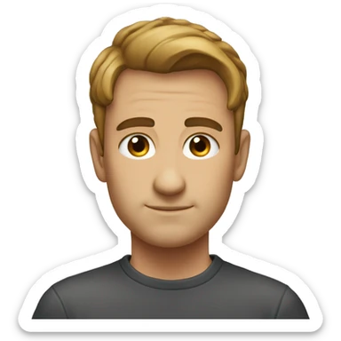 My friend has pointed someone out, and I need to look at them discreetly. My eyes are turning, and I’m slowly moving my head. sticker