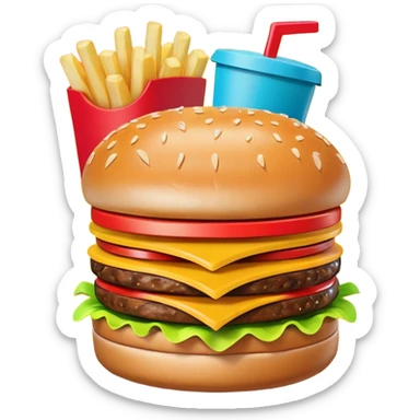 McDonald happy meal sticker