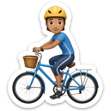 Gitan à vélo sticker