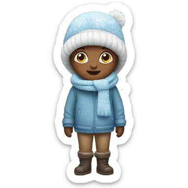 Cute winter theme  sticker