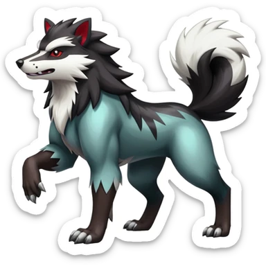 Shiny Obstagoon (full body) sticker