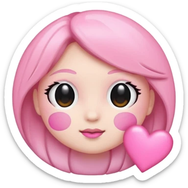 Cool Pinterest pink aesthetic. Girly sticker