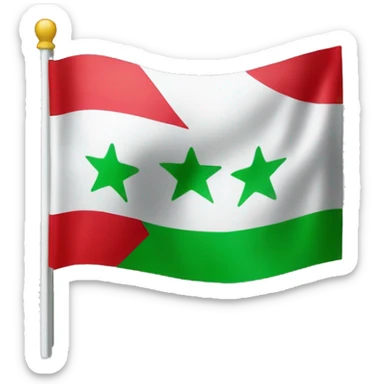 Flag of the Syrian Revolution 2024 sticker