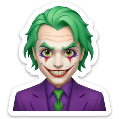 the joker from the dark knight sticker