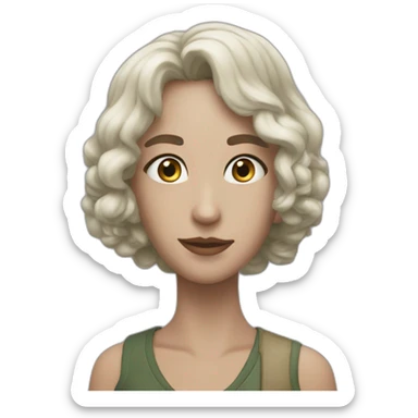 злой смайлик с очками и усами sticker