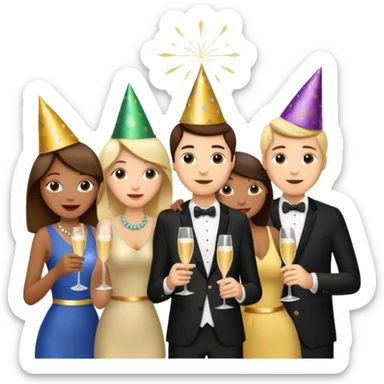 By celebrating festivals and fairs, we learn to share, help, and enjoy with family and friends sticker