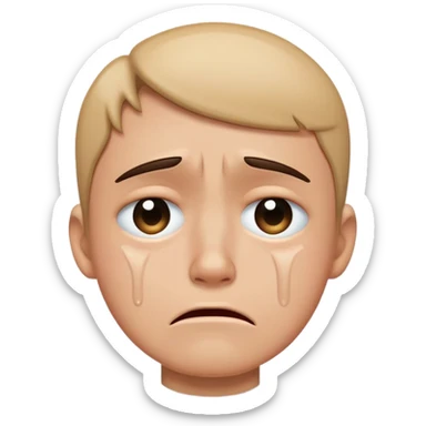 Libera id com cara de choro sticker