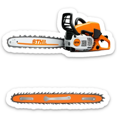 chainsaw "stihl" sticker