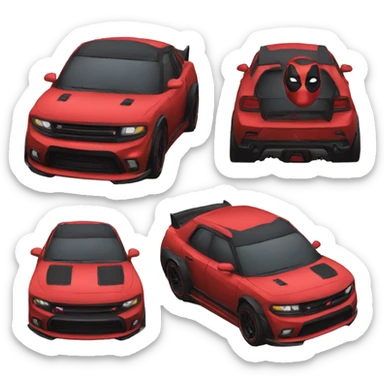 deadpool jdm car sticker