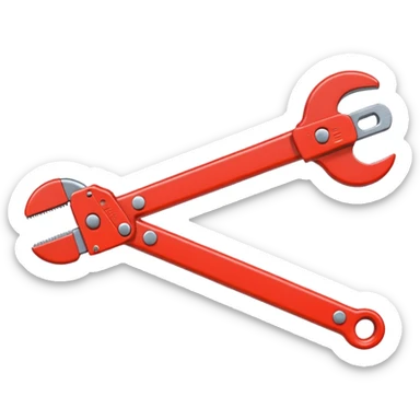 Pipe wrench  sticker