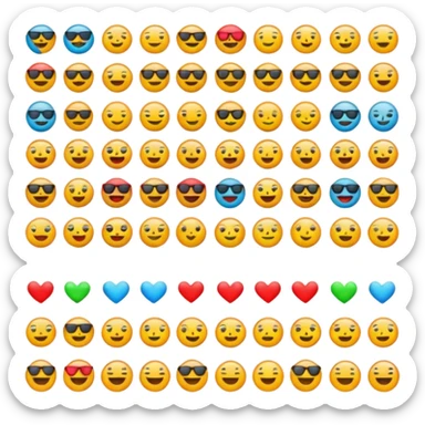 Emojis passend für tiktok sticker