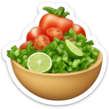 pico de gallo sticker