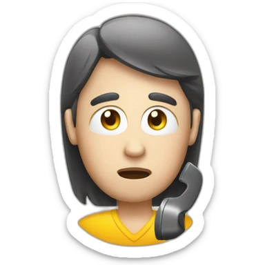 Client ignoring phonecall sticker