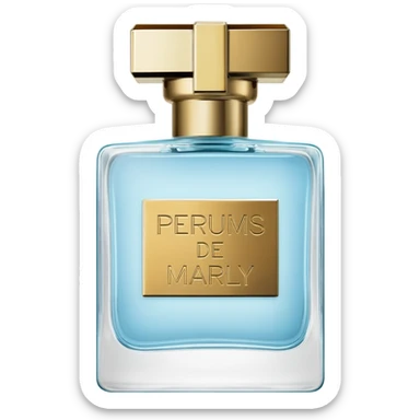 parfums de marly bottle sticker