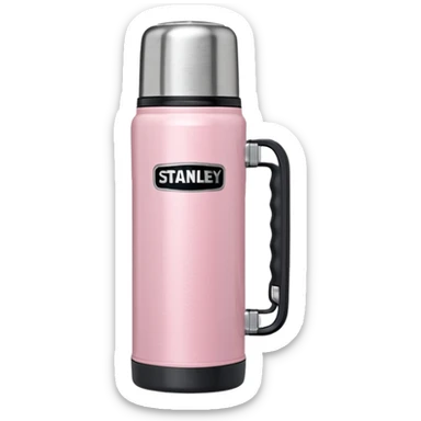 termo stanley rosado claro sticker