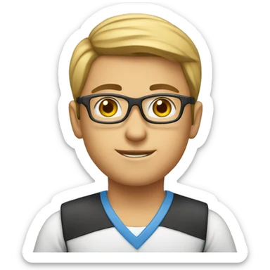 Young teacher sticker