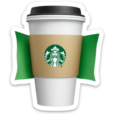 Starbucks cup  sticker