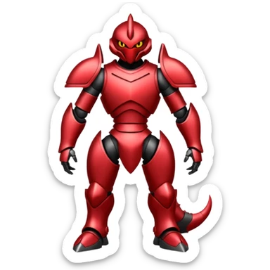 Bisharp-Fakémon-hybrid-creature (full body)  sticker