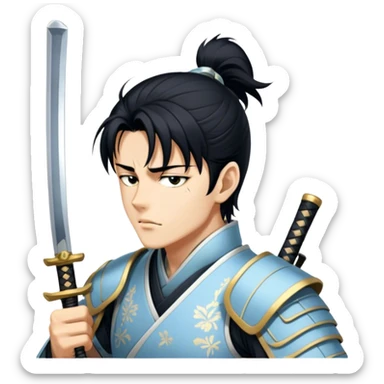 Elegant Samurai sticker