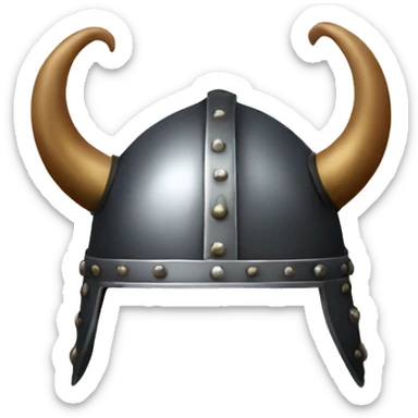 Viking Helmet with horns  sticker