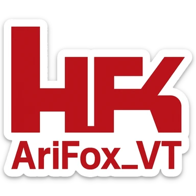 the H&K, except the letters say "AriFox_VT" sticker