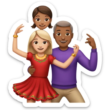 Mexican Daddy daughter dance sticker