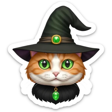 Cat that is queen of witches sticker