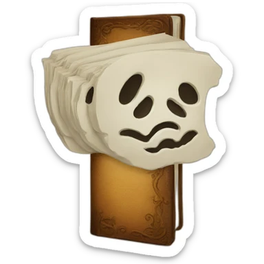 book of dead sticker