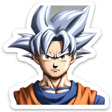 Son Goku ultra instinct sticker