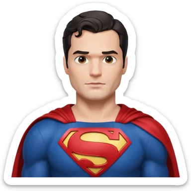 hencry cavill superman sticker