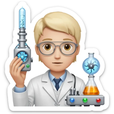 Quantum mechanic sticker