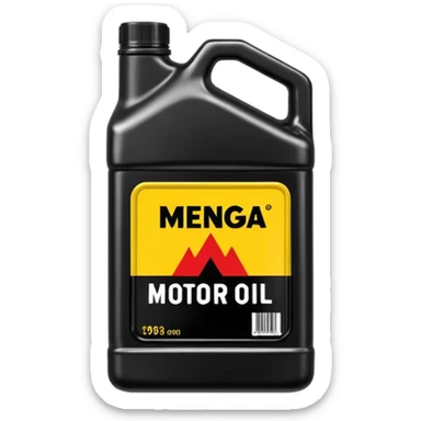 Menga mator moylari uchun idea ber winiron oil industry mahsulotlari sticker